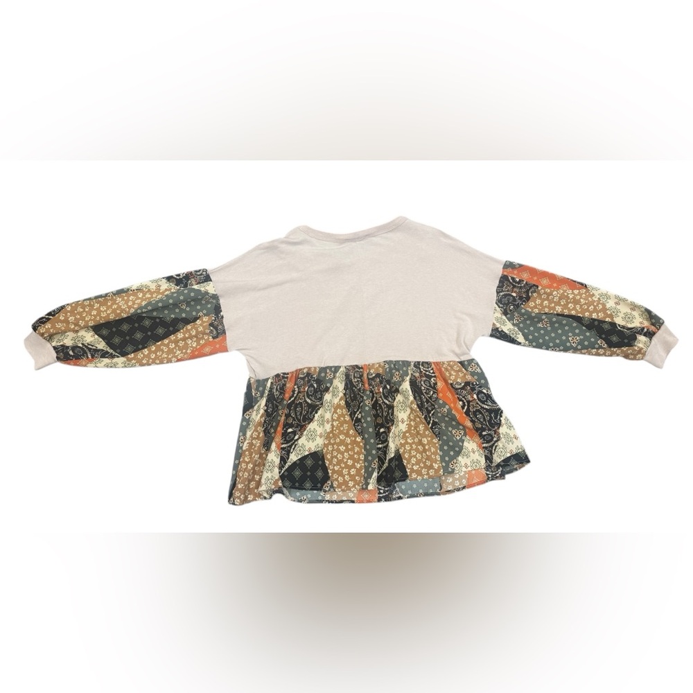 HAPTICS BUBBLE LONG SLEEVE BOHO
PATCHWORK PEPLUM … - image 4